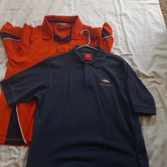 Two each Denver Bronco polos size l - Picture 9 of 10